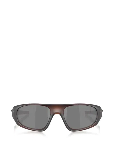 Oakley Perman Rectangle-frame Sunglasses In Brown