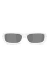 Oakley Permian Rectangle-frame Sunglasses In Gray
