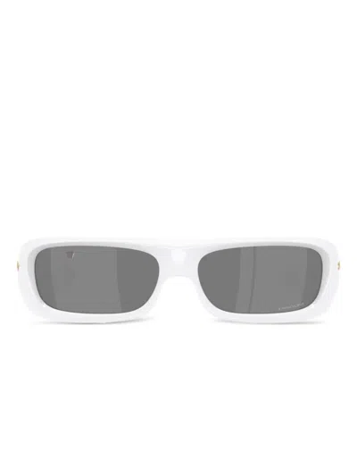 Oakley Permian Rectangle-frame Sunglasses In Gray