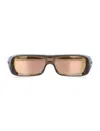 Oakley Rectangular Frame Sunglasses Colored Lenses In Gray