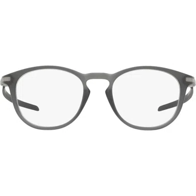 Oakley Pitchman R Carbon 50mm Round Optical Glasses In Gray