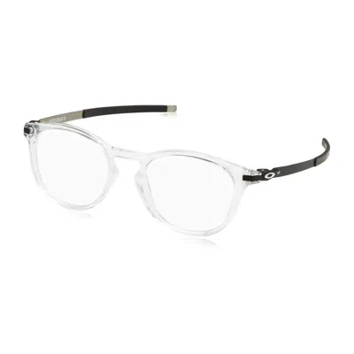 Oakley Pitchman R (low Bridge Fit) Eyeglasses In Polished Clear