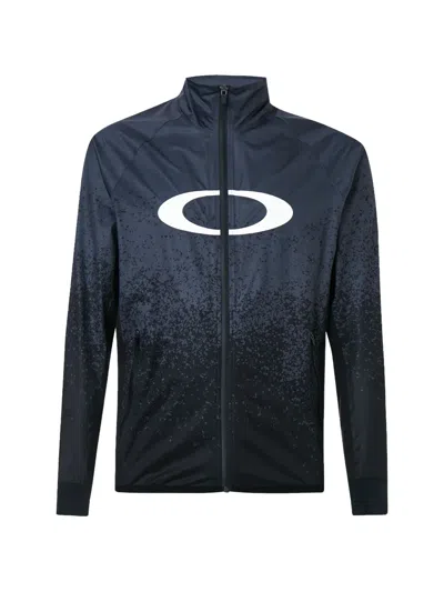 Oakley Pixel-print Mtb Jacket In Blue