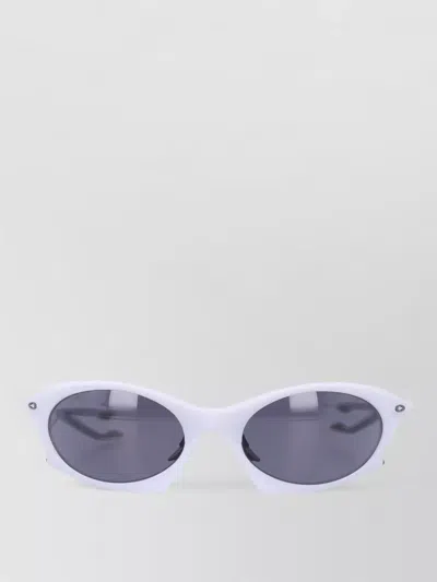 Oakley Plantaris Cat Eye Sport Performance Sunglasses In White