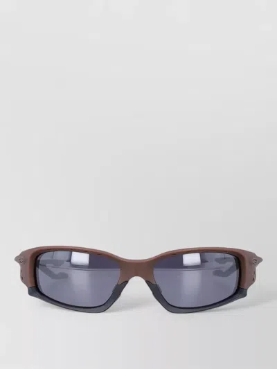 Oakley Plantaris Square Performance Shield Sunglasses In Brown