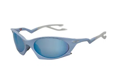 Pre-owned Oakley Plantaris Sunglasses In Matte Stonewash (oo9437/0463)