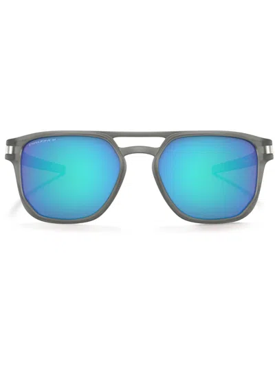 Oakley Plastic Square Sunglasses In Blue