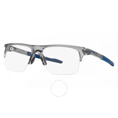 Oakley Plazlink Demo Rectangular Men's Eyeglasses Ox8061 806103 56 In Gray