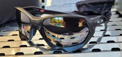 Pre-owned Oakley Plazma 9019-0659 Sunglasses Matte Black W/ Prizm Black Polarized