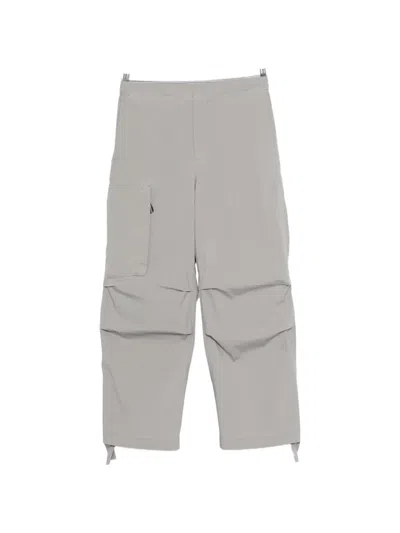 Oakley Pocketed Straight-leg Trousers In Gray