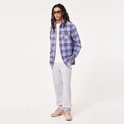 Oakley Podium Plaid Ls Flannel In Black