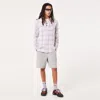 Oakley Podium Plaid Ls Flannel In Lunar Rock,toadstool Check