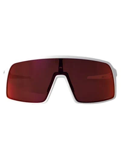 Oakley Polished White Acetate Sunglasses