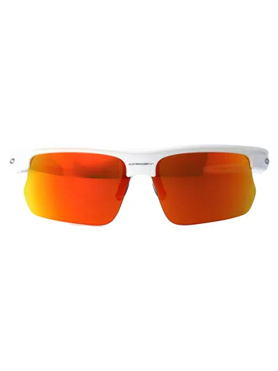 Oakley Polished White Acetate Sunglasses