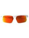 Oakley Polished White Acetate Sunglasses In Orange