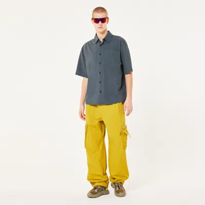 Oakley Poplin Ss Shirt In Dark Slate