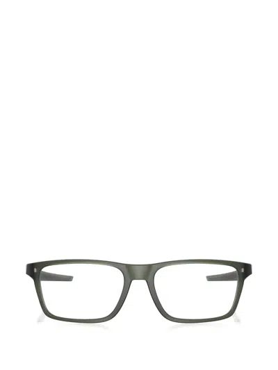 Oakley Port Bow Rectangle-frame Glasses In Green