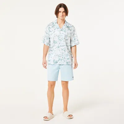 Oakley Printed Ss Shirt In Coral Reef Frost