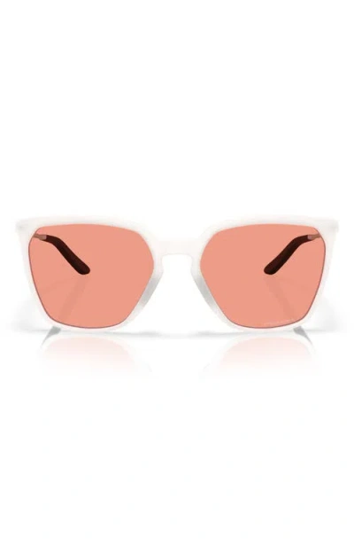 Oakley Prizm™ Berry 57mm Rectangular Sunglasses In Matte Vapor/prizm Berry