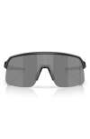 Oakley Prizm™ Everyday 34mm Rectangular Sunglasses In Matte Black Prizm Black