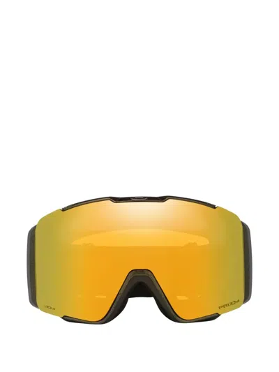 Oakley Prizm Mirrored Goggles In Yellow