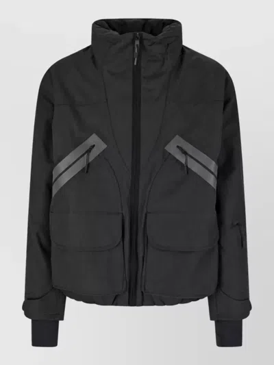 Oakley Panelled High-neck Jacket In Black