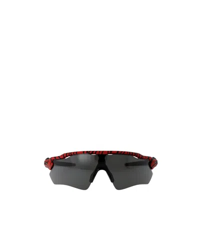 Oakley Radar Ev Path Oversize-frame Sunglasses In Black