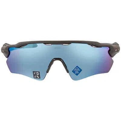 Pre-owned Oakley Radar Ev Path Prizm Deep Water Polarized Sport Men's Sunglasses Oo9208 In Blue