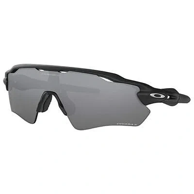 Pre-owned Oakley Radar Ev Path Sunglasses, Matte Black Frame, Prizm Black Polarized Lens