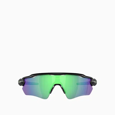 Oakley Womens Black Oo9208 Radar Ev Path Shield-frame Acetate Sunglasses