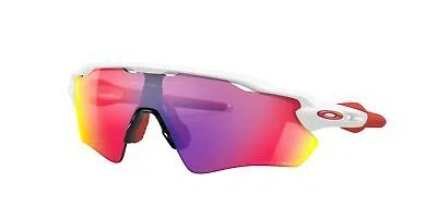 Pre-owned Oakley Radar Ev Path Sunglasses, Polished White Frame, Prizm Road Lens