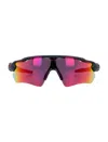 Oakley Youth Geometric Sunglasses Interchangeable Wraparound Design In Brown