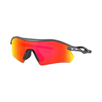 Pre-owned Oakley Radar Plate Sunglasses 'matte Carbon' | Grey | Men's Size Onesize
