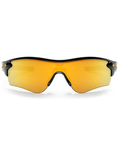 Oakley Men's Polarized Low Bridge Fit Sunglasses, Oo9206 Radarlock Path 38 In Black