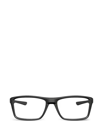Oakley Rafter Rectangle-frame Glasses In Black