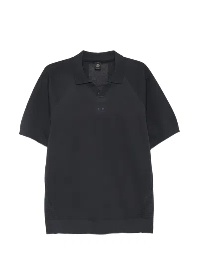 Oakley Raglan-sleeve Polo In Black