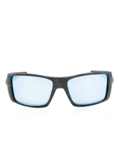 Oakley Rectangle-frame Sunglasses In Blue