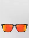 Oakley Rectangular Frame Sunglasses Silk Nylon Blend In Black