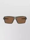 Oakley Rectangular Frame Sunglasses Textured Temples In Black