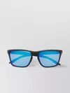 Oakley Rectangular Frame Sunglasses With Blue Lenses