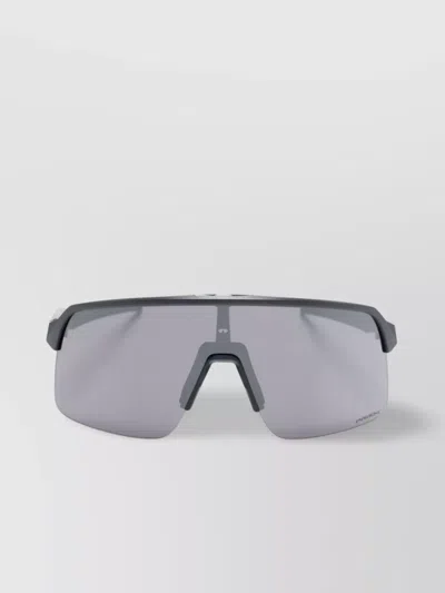 Oakley Rectangular Shield Frame Sunglasses With Uv Protection