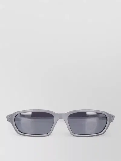 Oakley Rectangular Sunglasses Universal Fit Lightweight Design In Gray