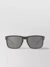 Oakley Rectangular Sunglasses With Dark Lenses And Textured Finish