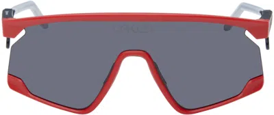Oakley Red Bxtr Sunglasses In Redline Prizm Grey