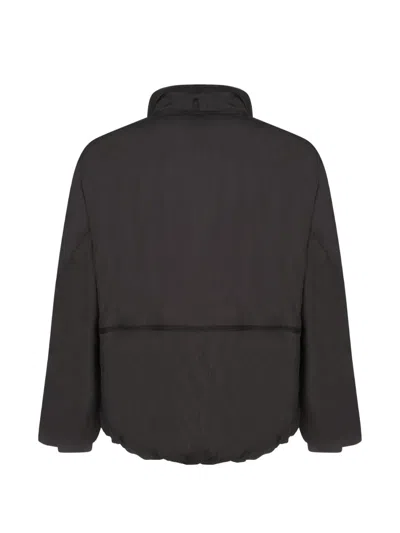 Oakley Reflective-panel Zip-up Jacket In Black