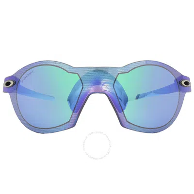 Oakley Resubzero Prizm Sapphire Shield Unisex Sunglasses Oo9098 909803 48 In Blue