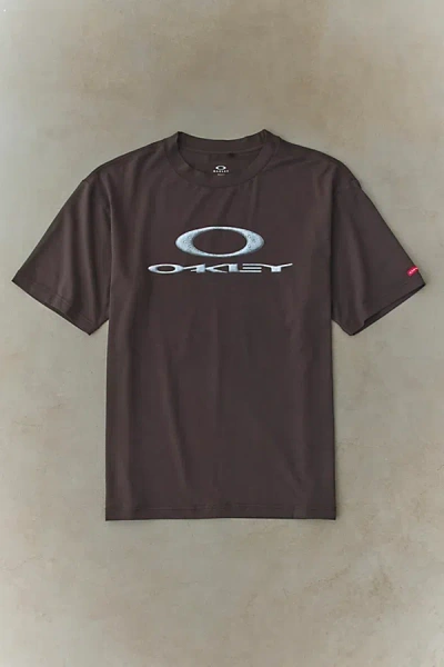 Oakley Retro X-metal Logo Graphic Tee In Shadow/black, Men's At Urban Outfitters