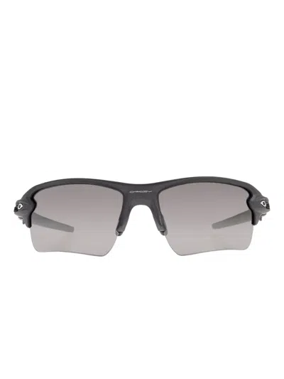 Oakley Rimless Shield Sunglasses In Gray