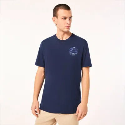 Oakley Rings Mountain Tee In Navy