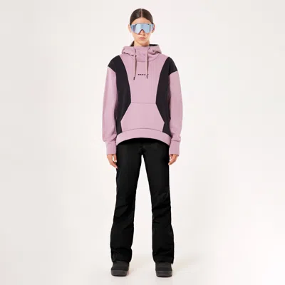 Oakley Rosy Rc Fleece Hoodie In Toadstool